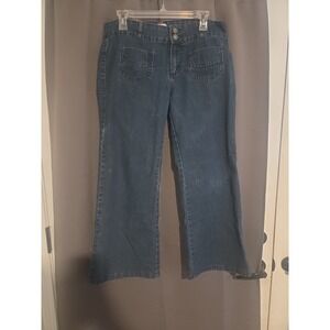 Bobeau Dark Wash Denim Jeans, Juniors Size 13, Mid Rise Bootcut, Casual Everyday